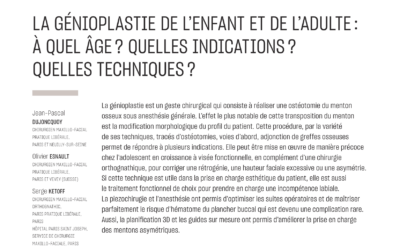 Génioplastie enfant et adulte à Paris | Dr Serge Ketoff & Dr J.-P. Dujoncquoy